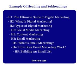 Importance of headings and subheadings in your blog post 